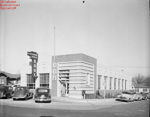 Mutual Savings and Loan Association Building, Oklahoma City Oklahoma Historic photograph (1949)