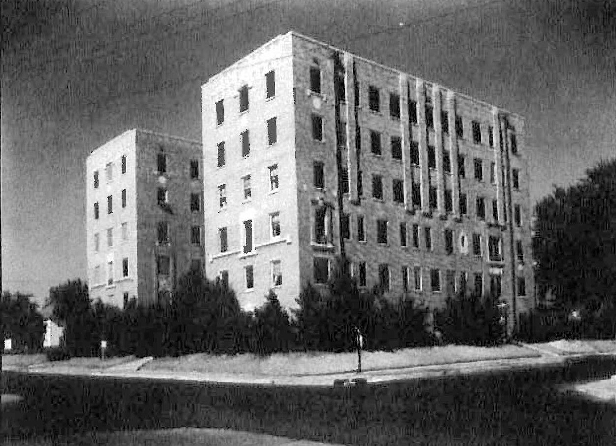 Osler Building, Oklahoma City Oklahoma Historic Photo without the seventh floor (1944)