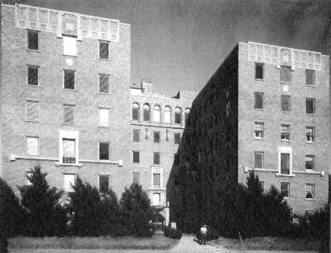 Osler Building, Oklahoma City Oklahoma Historic Photo without the seventh floor (1944)