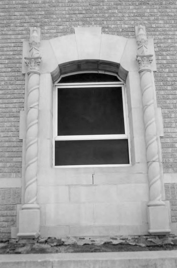 Osler Building, Oklahoma City Oklahoma West Elevation Ground Floor Window Surround (2011)