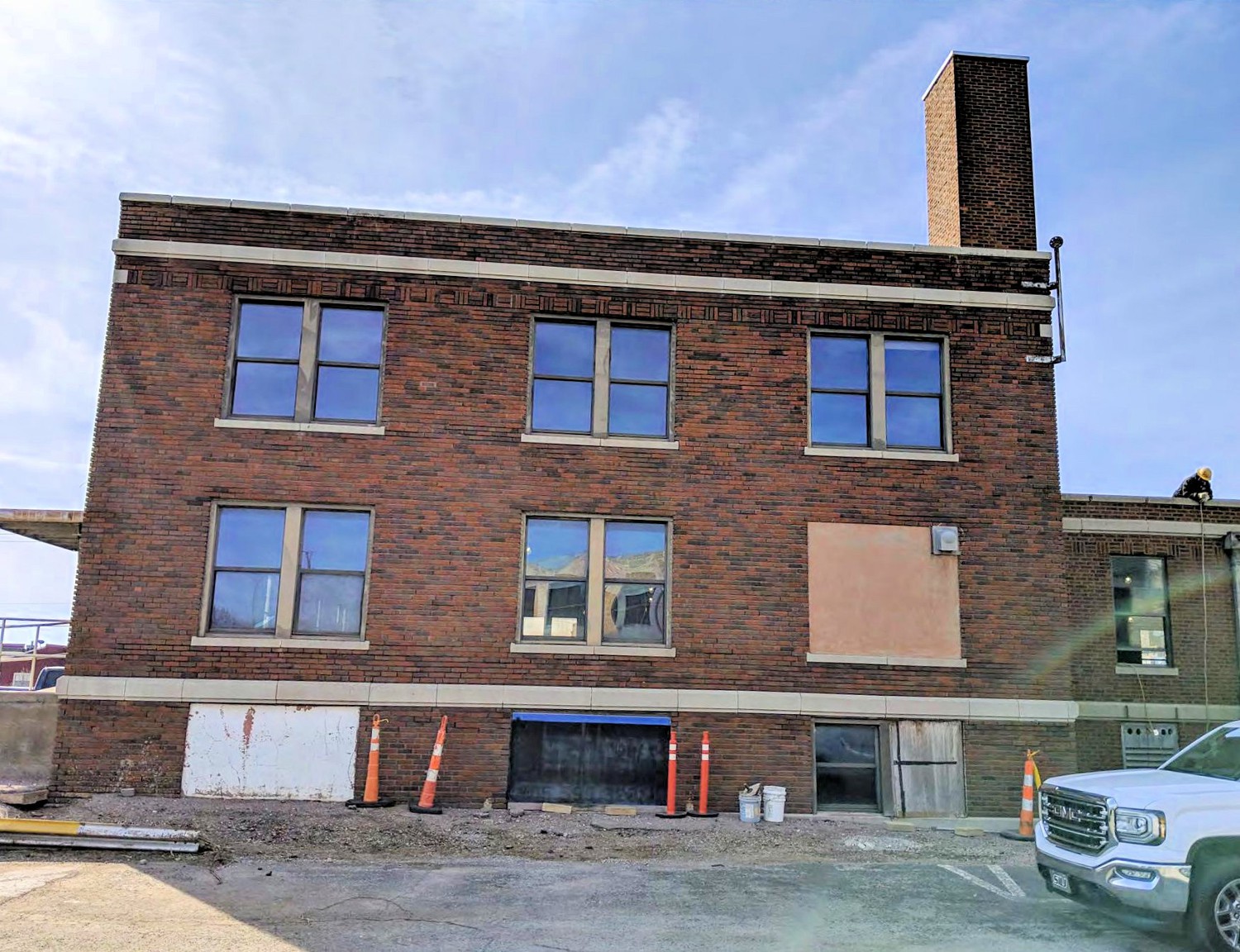 Oklahoma City Schools Administration Building, Oklahoma City Oklahoma North elevation of the 1928 addition (2019)
