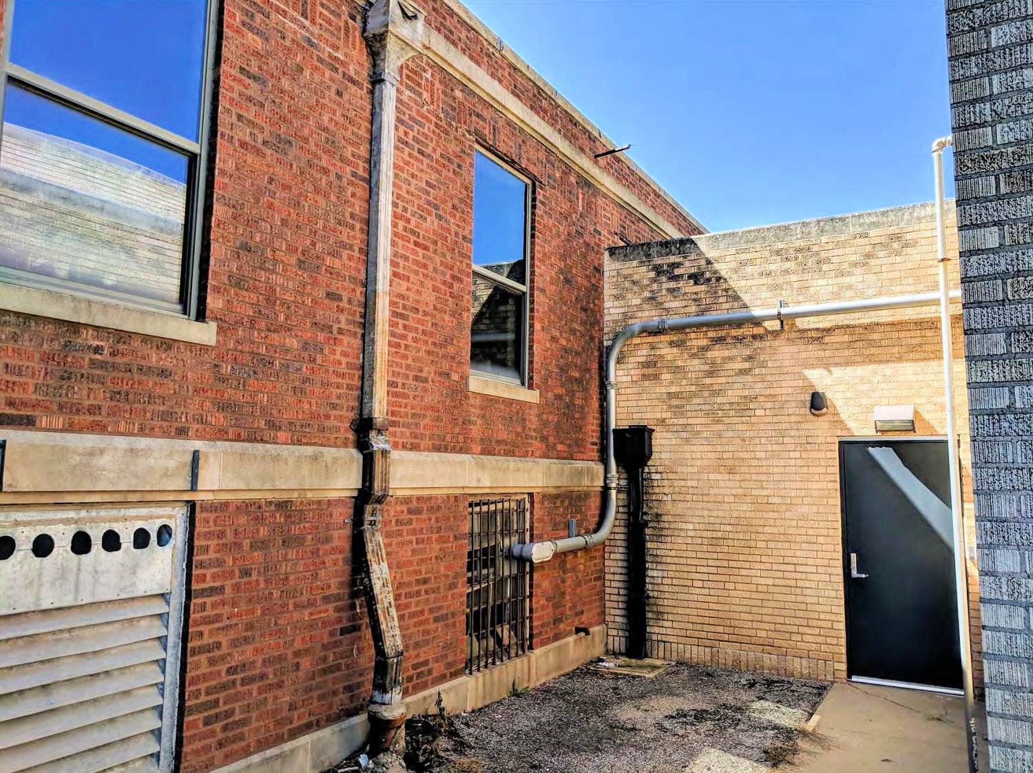 Oklahoma City Schools Administration Building, Oklahoma City Oklahoma East section of the north elevation of the 1919 building (2019)