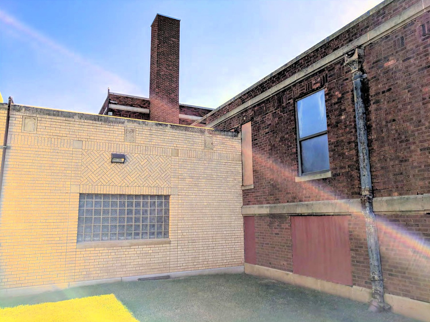 Oklahoma City Schools Administration Building, Oklahoma City Oklahoma West section of the north elevation of the 1919 building (2019)