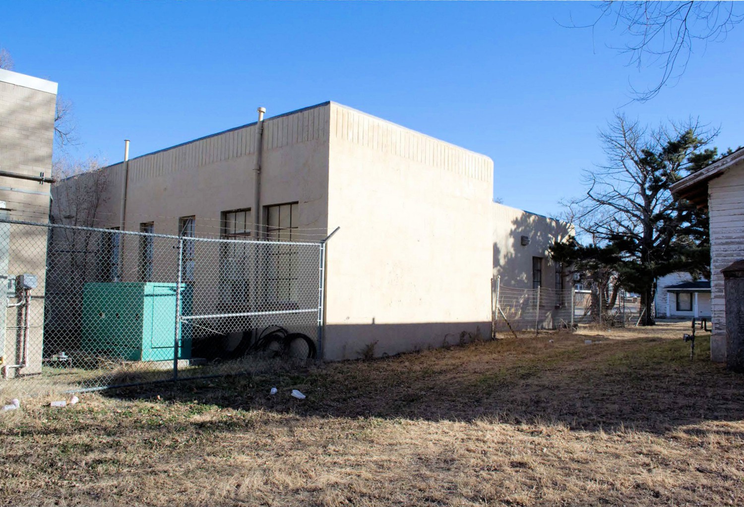 Waynoka Telephone Exchange Building, Waynoka Oklahoma West and South elevations (2014)