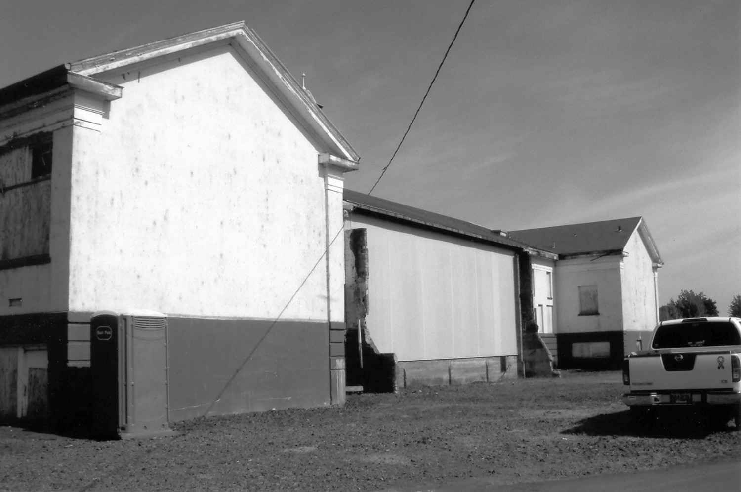 Children's Farm Home School, Corvallis Oregon East (rear) elevation. View looking northwest (2007)