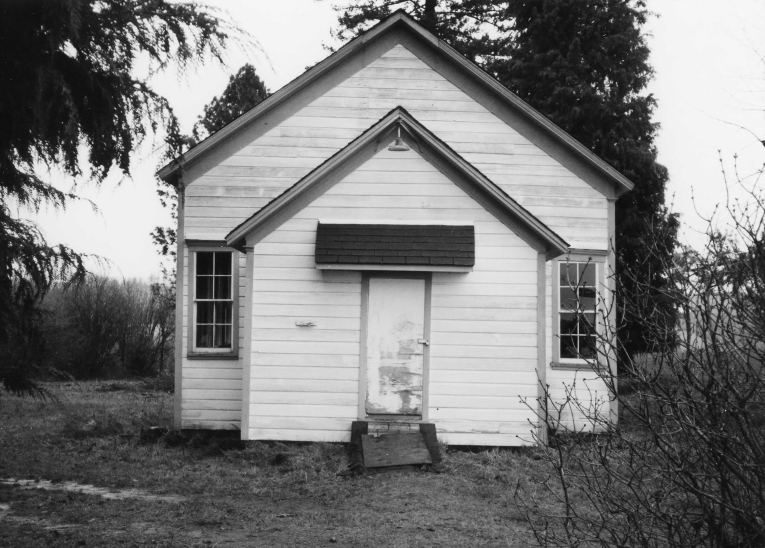 Victor Point School, Silverton Oregon Front of school (1996)