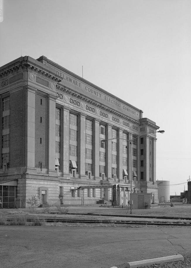 Chester Electric Power Station - PECO Energy, Chester Pennsylvania 1997 NORTH ELEVATION FROM THE NORTHEAST