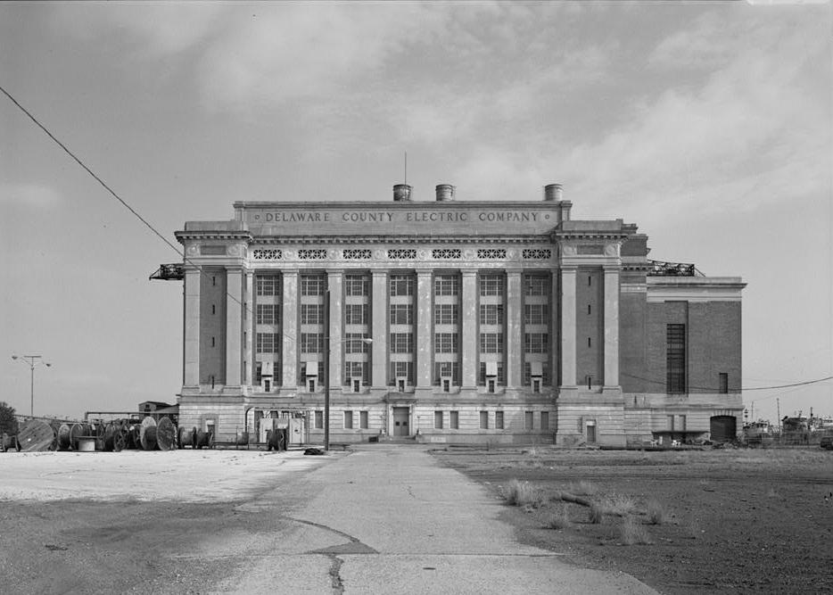 Chester Electric Power Station - PECO Energy, Chester Pennsylvania 1997 NORTH ELEVATION