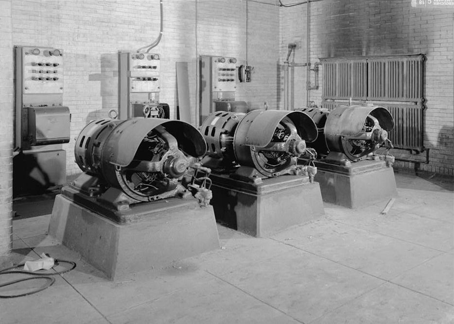 Chester Electric Power Station - PECO Energy, Chester Pennsylvania 1997 SWITCH HOUSE, FIRST FLOOR (OVER TEST ROOM), EXCITERS