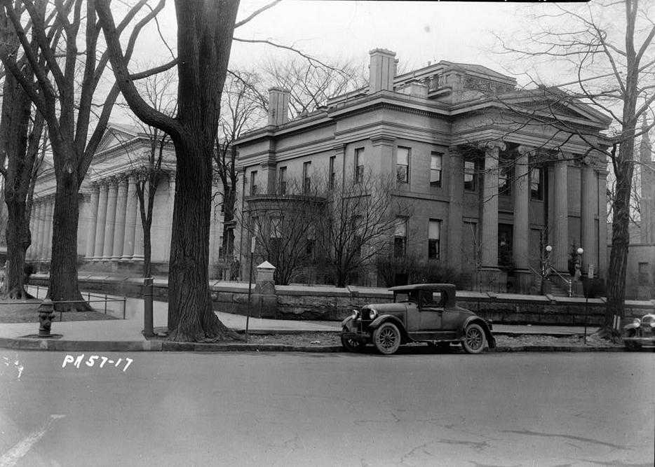 Reed Mansion, Erie Pennsylvania  January 31, 1935 LOOKING NORTHWEST.