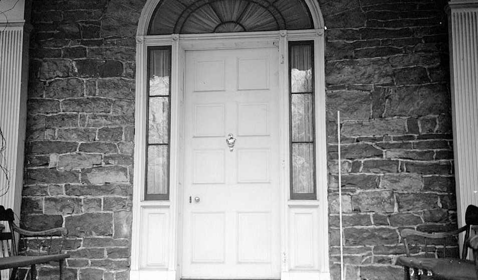Fort Hunter Mansion, Fort Hunter Pennsylvania March, 1935 FRONT ENTRANCE