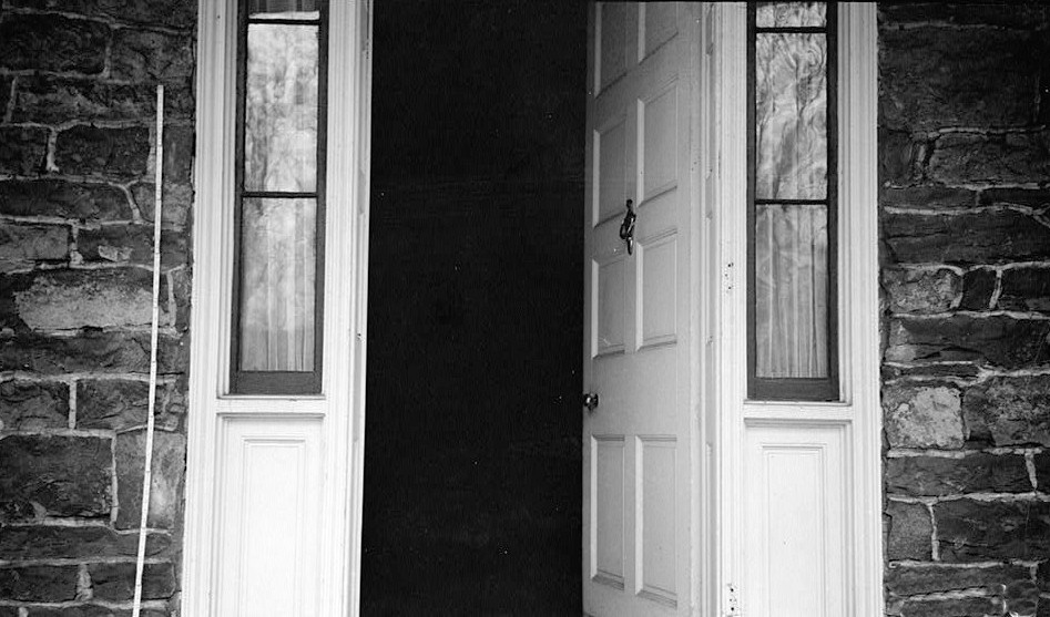 Fort Hunter Mansion, Fort Hunter Pennsylvania March, 1935 FRONT ENTRANCE