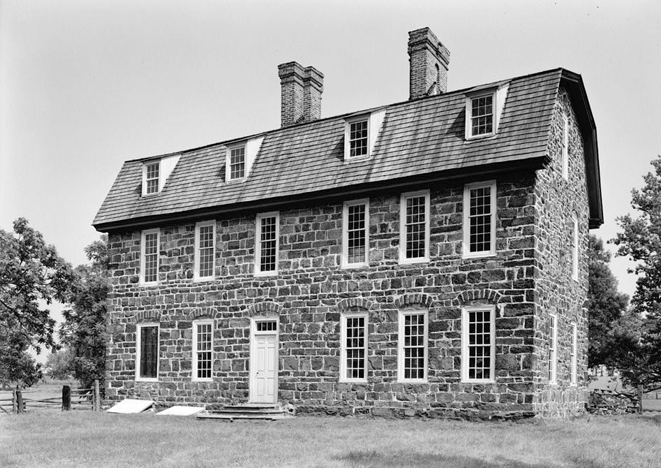 Graeme Park - Horsham Plantation, Horsham Township Pennsylvania 1958 Northwest front, from west
