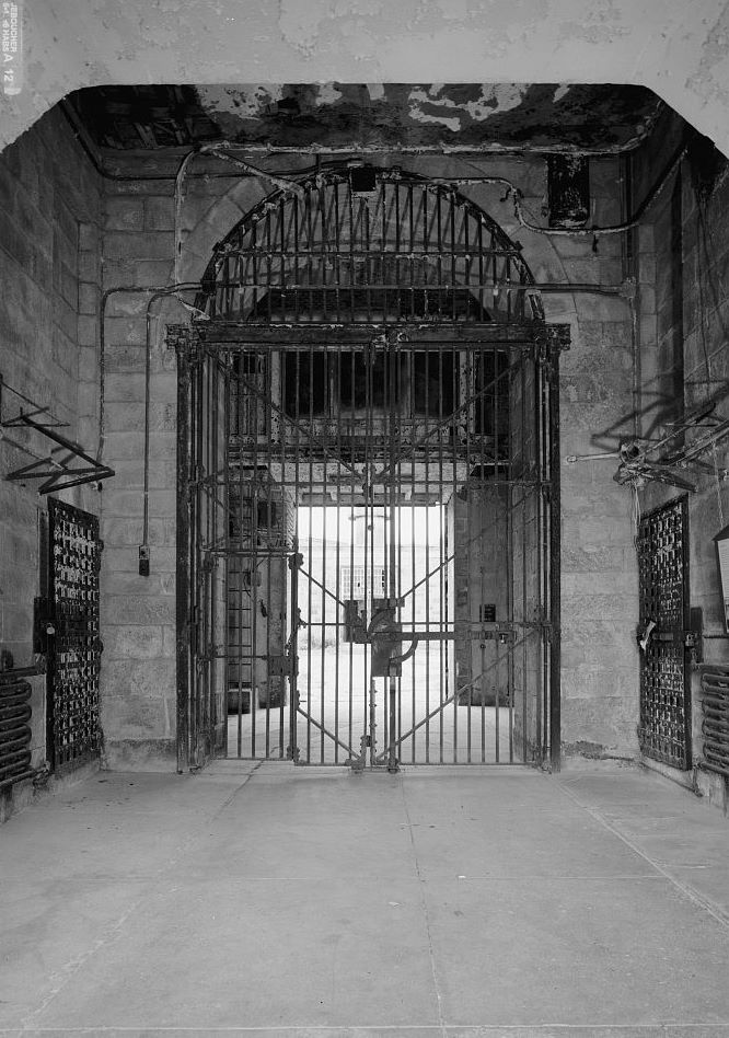 Eastern State Penitentiary, Philadelphia Pennsylvania Gatehouse, facing north (1998)