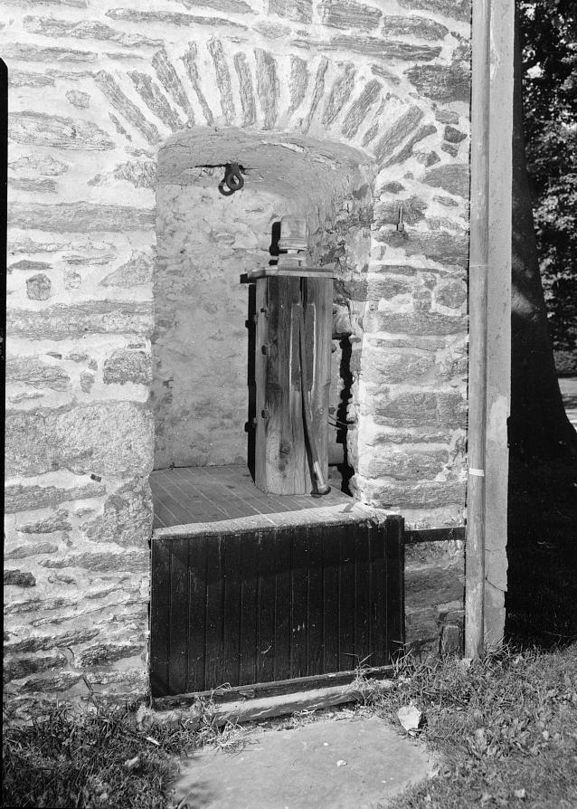Cliveden - Chew House, Philadelphia Pennsylvania WATER PUMP, LOCATED AT REAR OF WEST WING