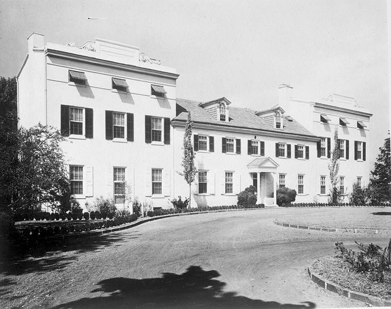 Strawberry Mansion, Philadelphia Pennsylvania Photocopy of 1932 photograph showing another general view of the mansion, looking northwest.