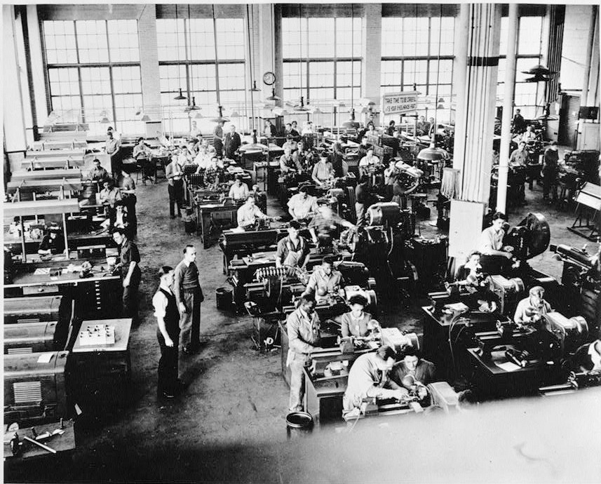 Atwater Kent Manufacturing Company, Philadelphia Pennsylvania North Plant Interior (circa 1940)