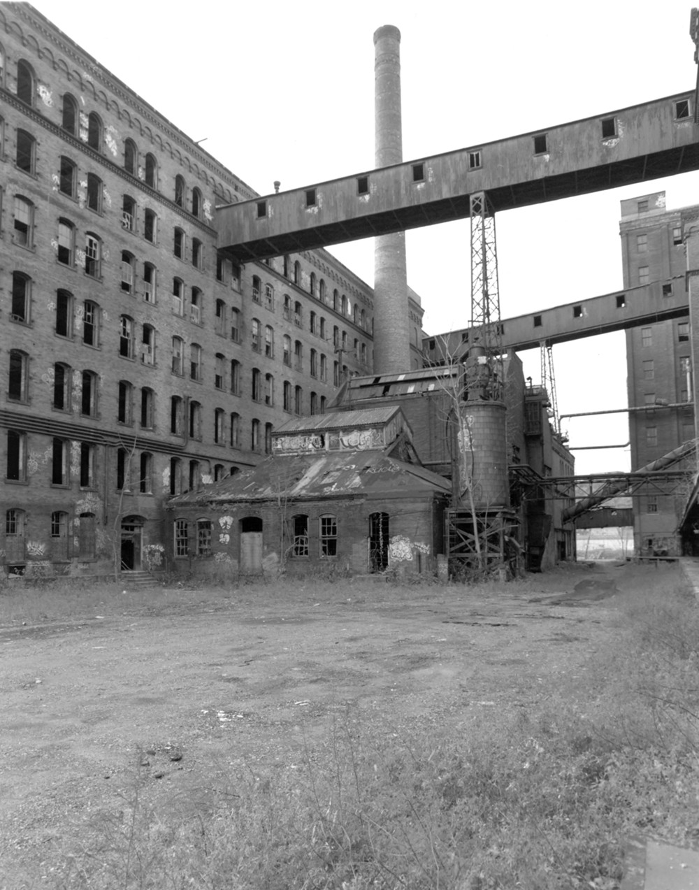 Armstrong Cork Company, Pittsburgh Pennsylvania Courtyard, Engine Room, and East elevation of Factory (2002)