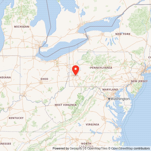 Tuberculosis Hospital of Pittsburgh State Map
