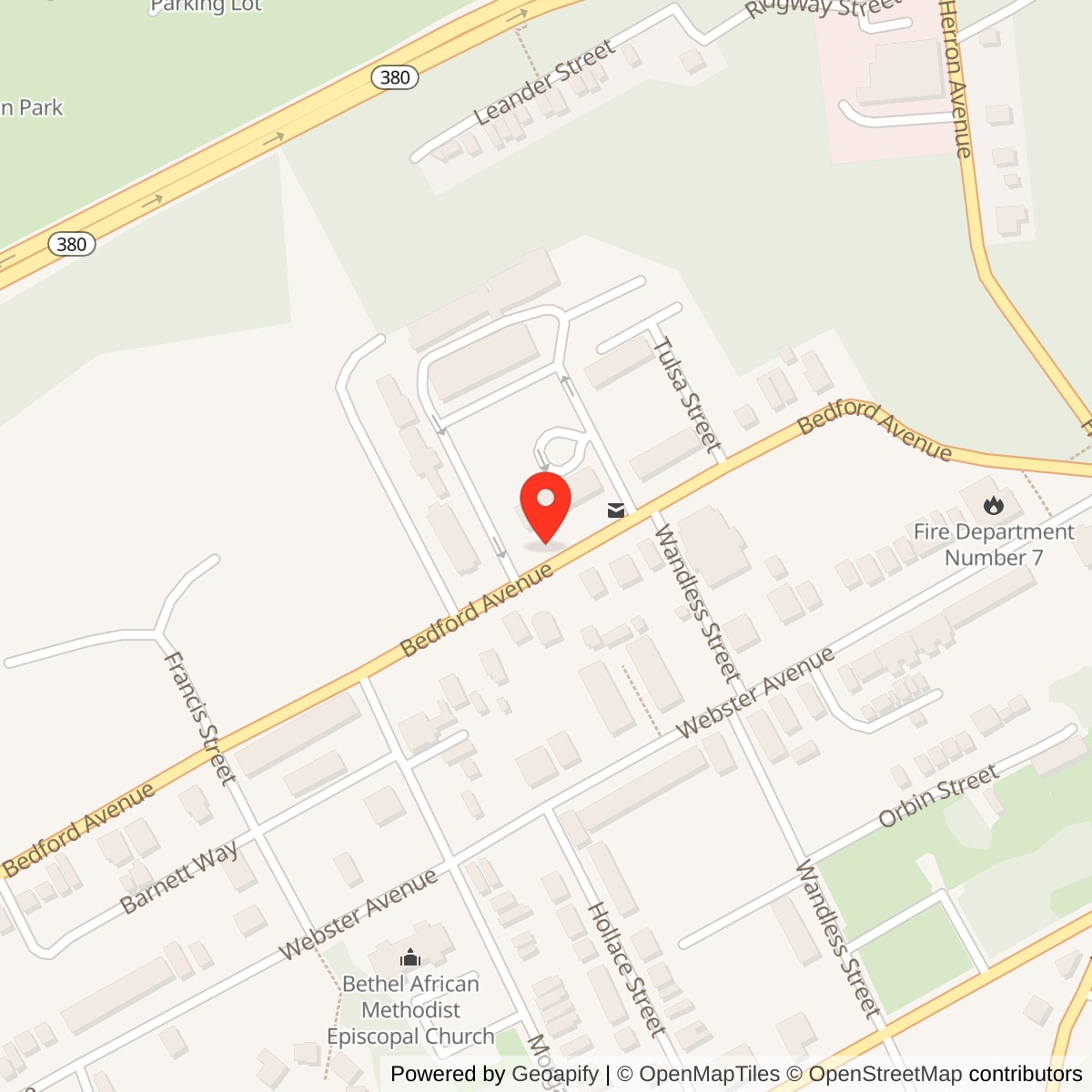 Tuberculosis Hospital of Pittsburgh Location Map