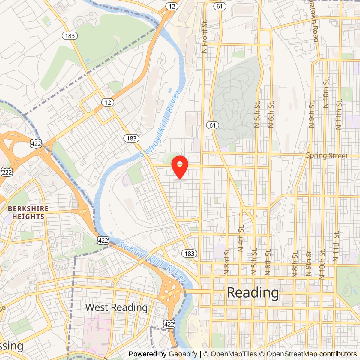 Charles S. Foos Elementary School Location Map
