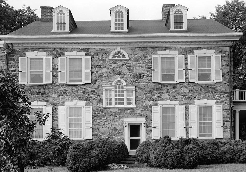 George Ege Mansion, Robesonia Pennsylvania August, 1958 NORTH ELEVATION (REAR)