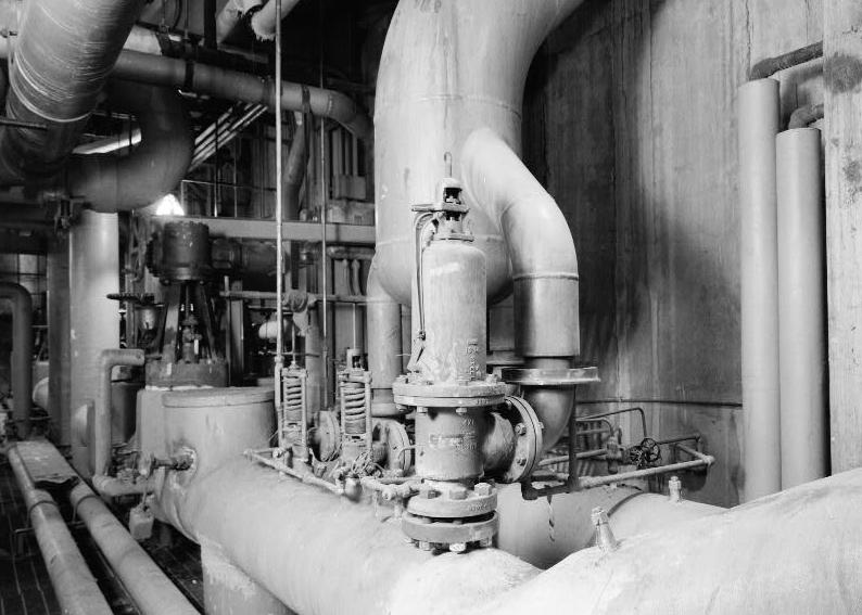 Shippingport Nuclear Power Station, Shippingport Pennsylvania TURBINE BUILDING (LOCATION N), FIRST LEVEL, B AND D LOOP STEAM HEATERS FROM NORTHWEST