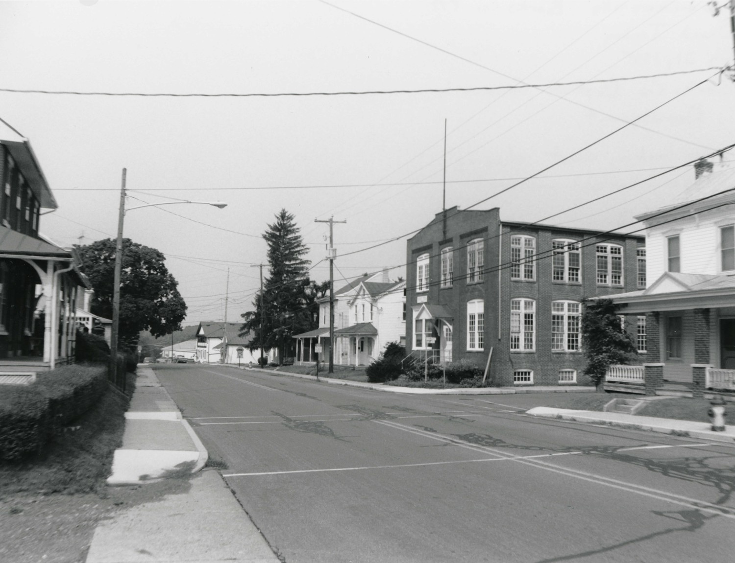 Merit Underwear Company, Shoemakersville Pennsylvania Looking west showing the neighborhood (1995)