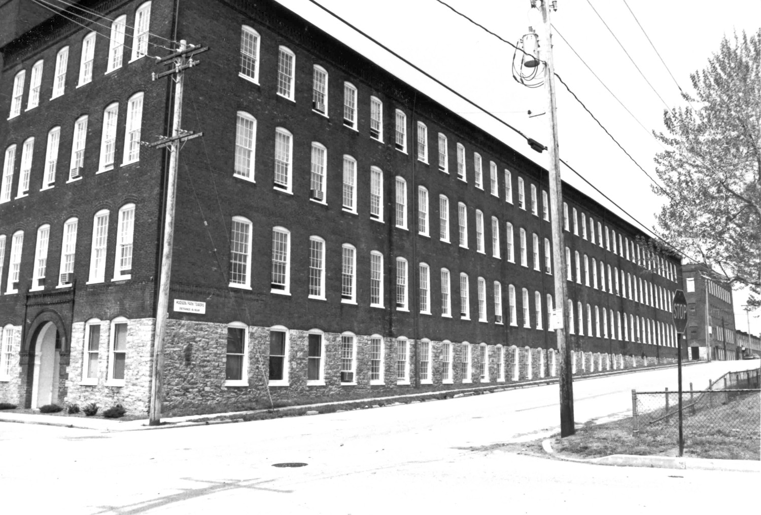 Diamond Silk Mill - York Silk Manufacturing Company, York Pennsylvania View of main south facade looking East on Hay Street (1992)