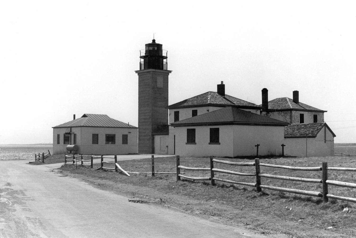 Beavertail Lighthouse, Jamestown Rhode Island Facing southwest (1976)