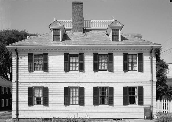 Vernon (Gibbs-Gardner-Bowler) House, Newport Rhode Island 1969 GENERAL VIEW OF SOUTH SIDE ELEVATION