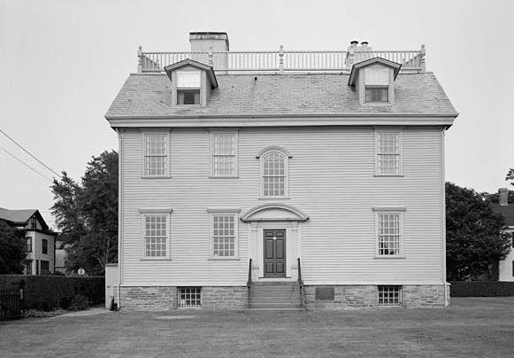Wanton-Hunter House, Newport Rhode Island 1971 VIEW OF REAR ELEVATION FROM WEST