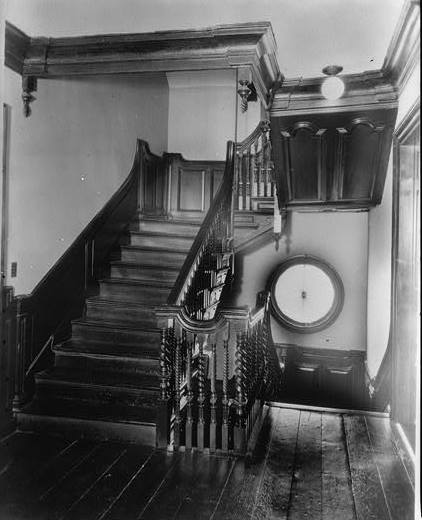 Wanton-Hunter House, Newport Rhode Island 1937 SECOND FLOOR STAIRWAY
