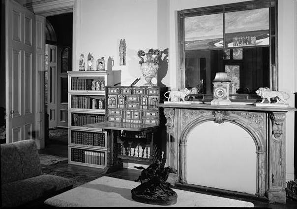 Mary T. Porter House, Newport Rhode Island 1969 VIEW OF FIREPLACE SOUTHEAST ROOM FIRST FLOOR