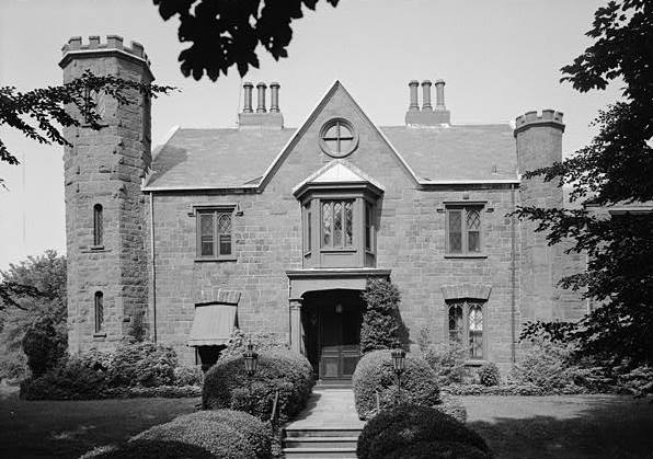 Malbone Mansion (J. Prescott Hall-Henry Bedlow House), Newport Rhode Island EAST FRONT, LOOKING WEST