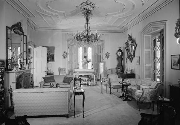 Malbone Mansion (J. Prescott Hall-Henry Bedlow House), Newport Rhode Island PARLOR, LOOKING SOUTH
