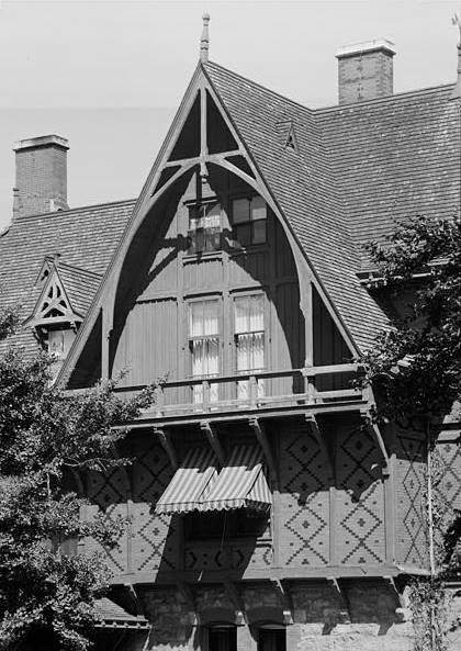 Linden Gate Mansion (Henry G. Marquand House), Newport Rhode Island WEST GABLE