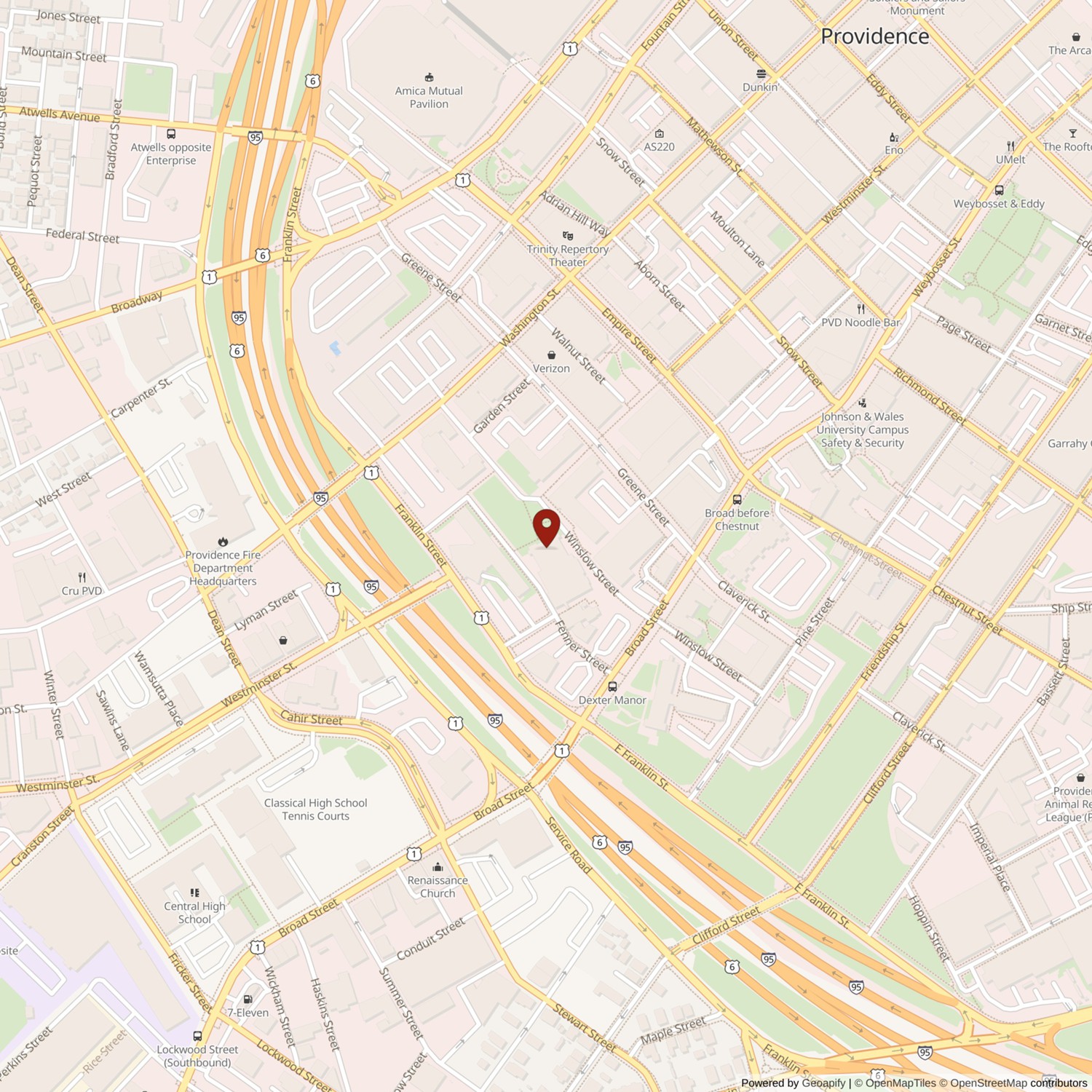 Cathedral of Saints Peter and Paul Location Map