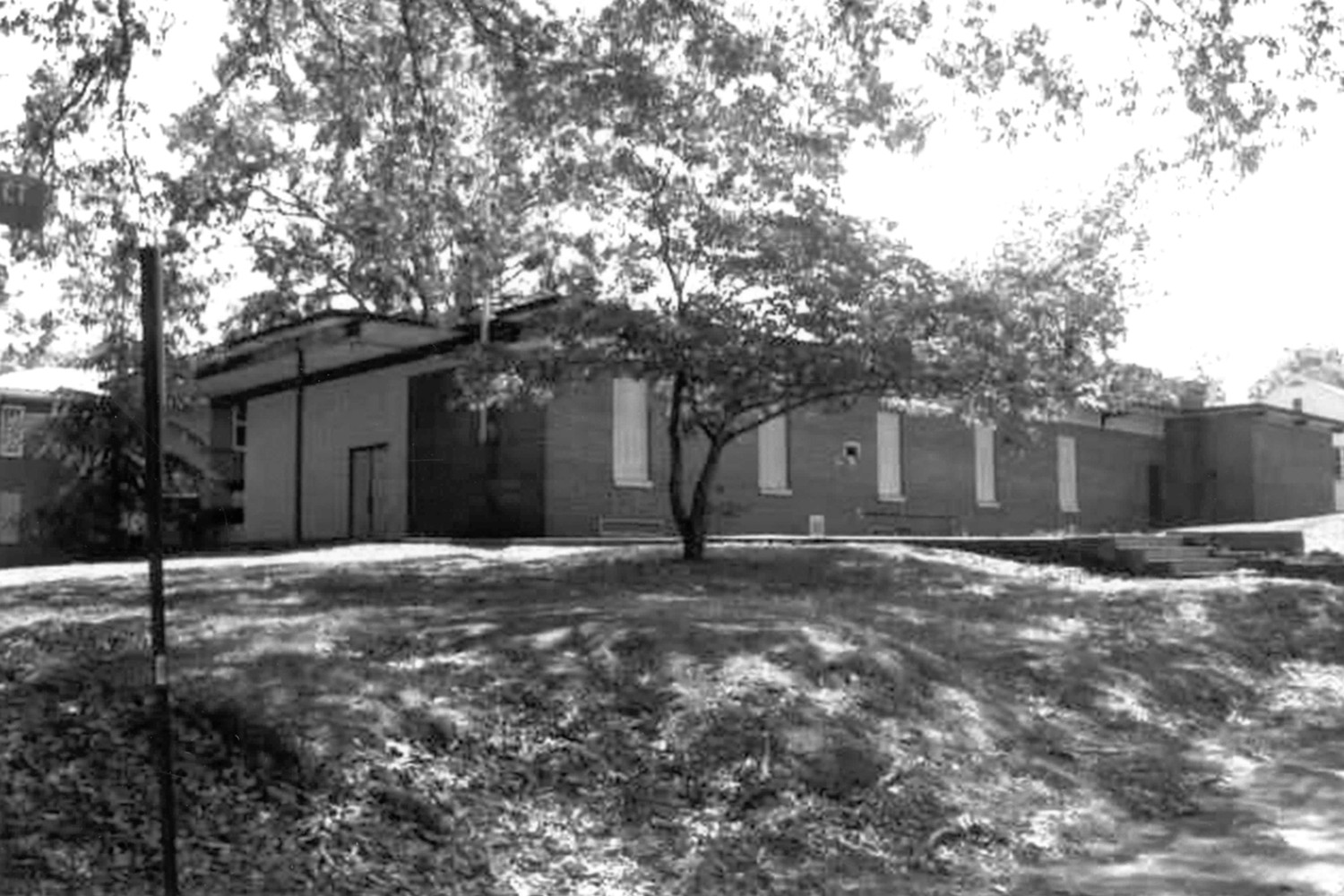 Kennedy Street School, Anderson South Carolina Exterior of Gymnasium looking South (2007)