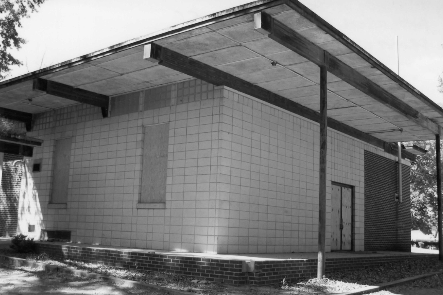 Kennedy Street School, Anderson South Carolina Front of Gymnasium looking Northwest (2007)