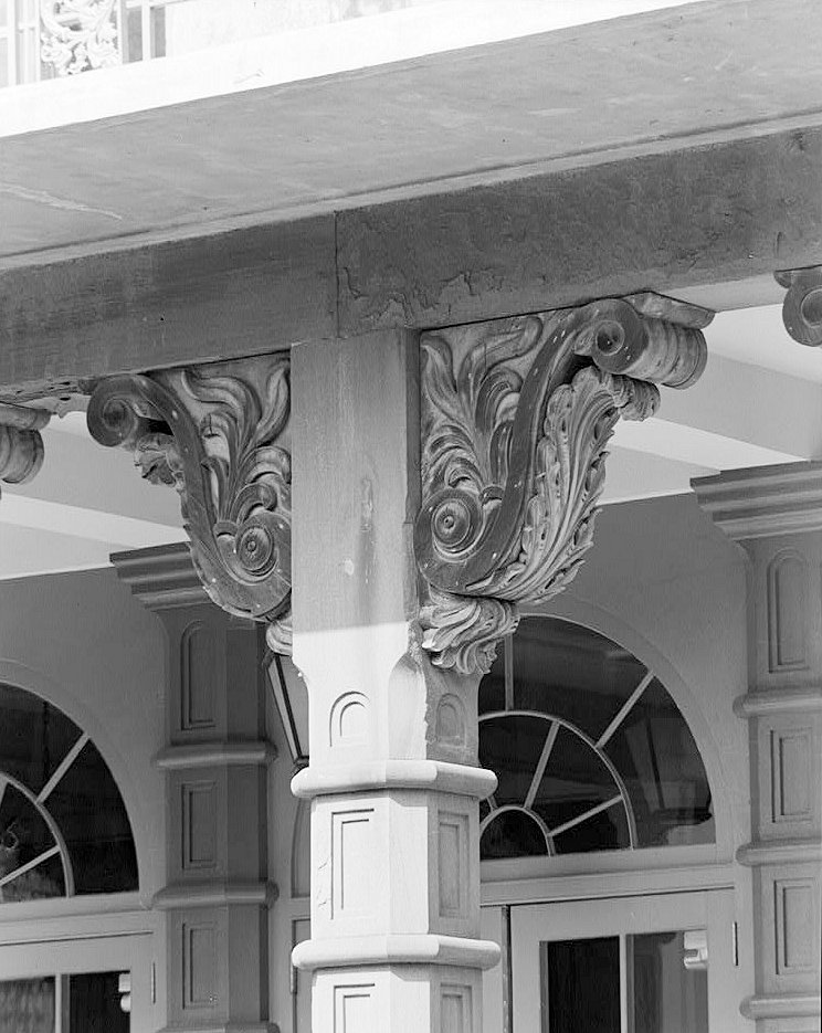Detail of column capital - Dock Street Theatre, Charleston South Carolina
