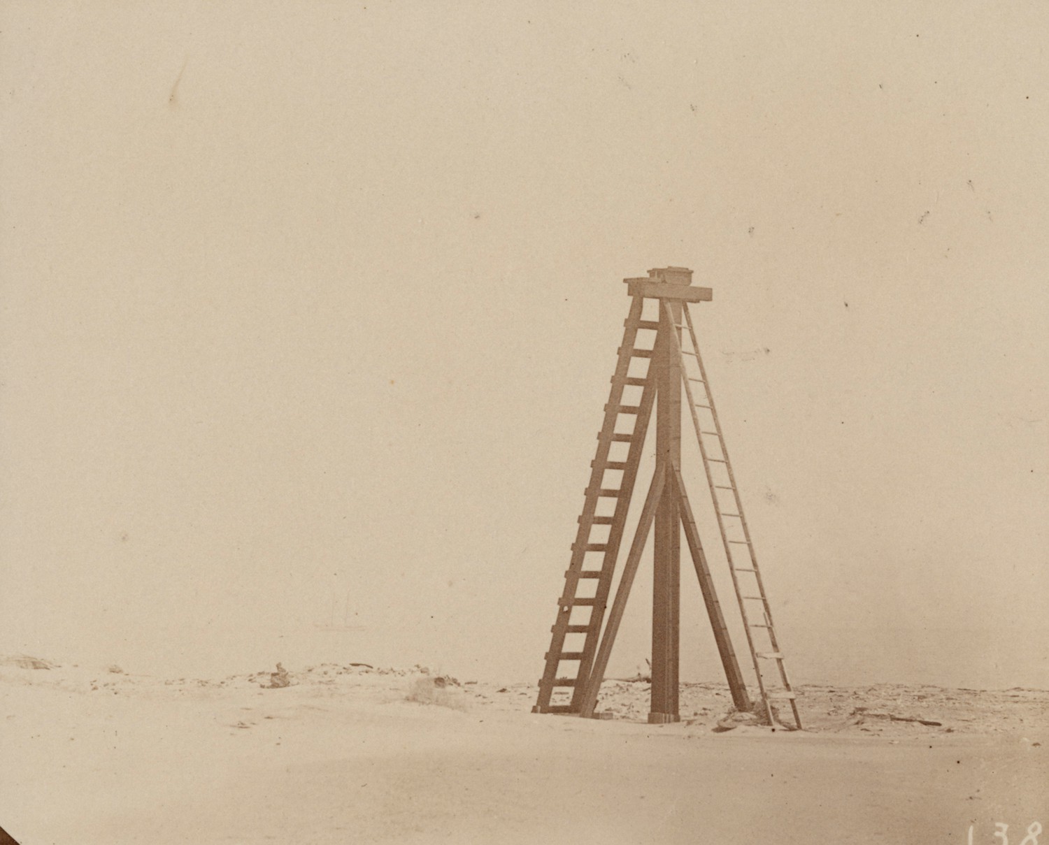 Morris Island Lighthouse, Charleston South Carolina North Front (1893)