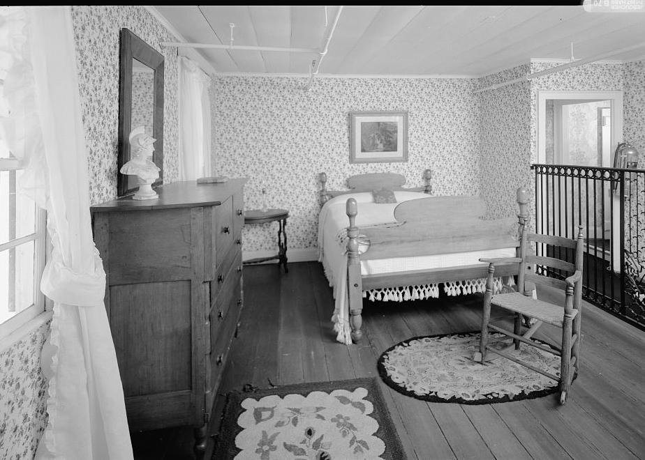 Fort Hill - McElhenny-Calhoun-Clemson House, Clemson South Carolina Looking southeast in the second floor north central bedroom