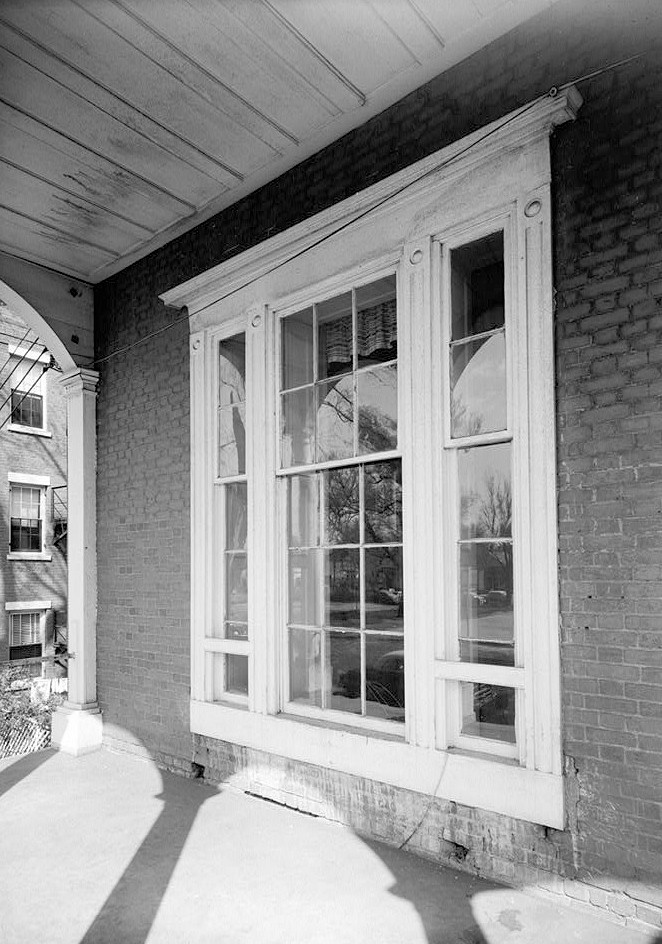 Ainsley Hall - Robert Mills House, Columbia South Carolina 1960 WINDOW DETAIL, SOUTH ELEVATION, FIRST FLOOR