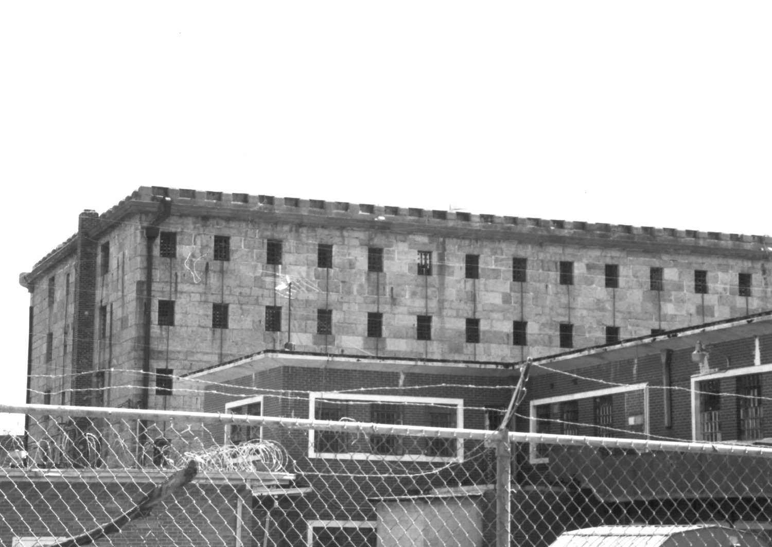 South Carolina Penitentiary - Central Correctional Institution, Columbia South Carolina North and West facades of North Wing Cell Block (1994)