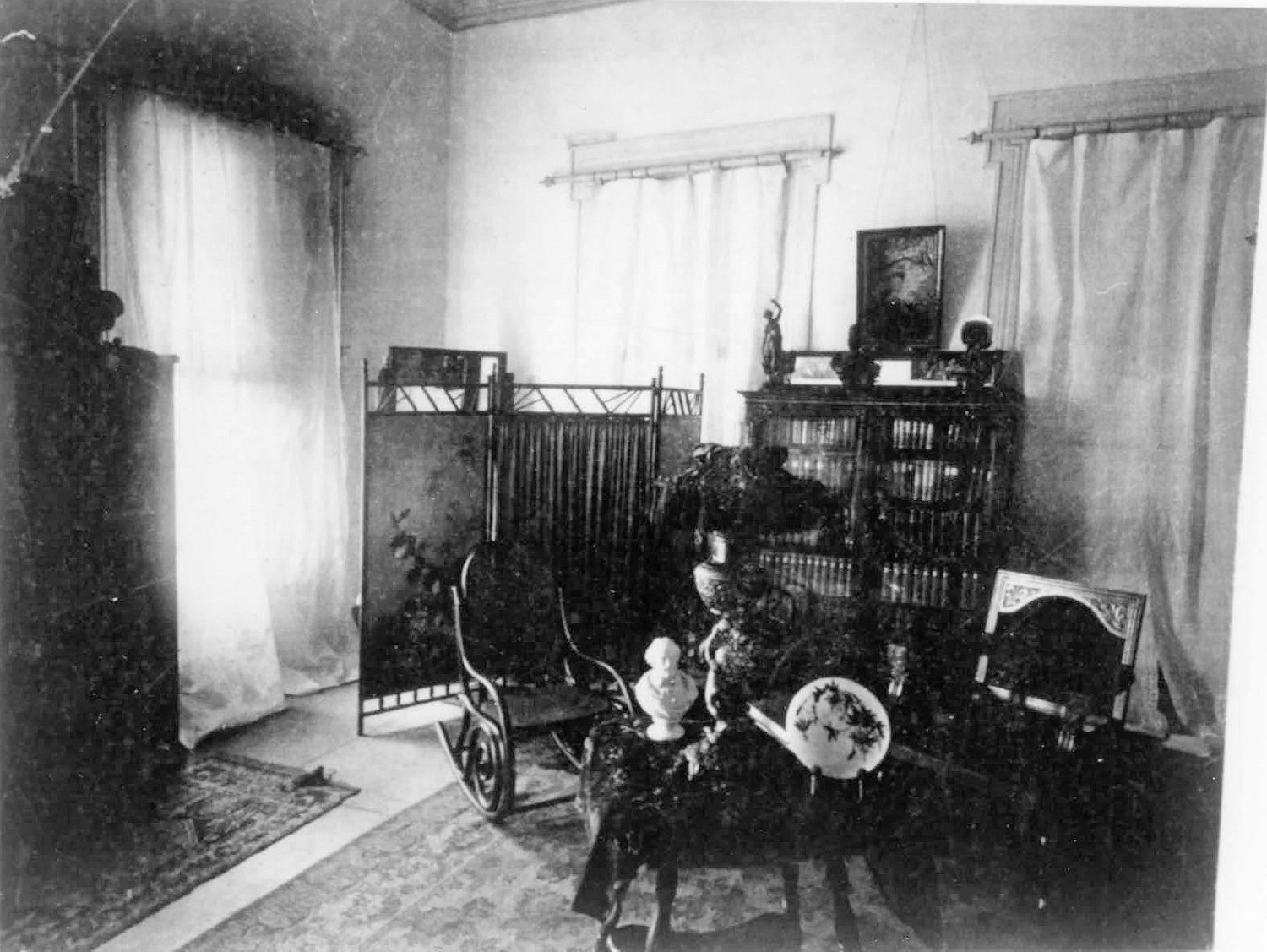 Magnolia Hall - Saunders House, Hagood South Carolina Mrs. Carrison Bedroom as parlor (1895)