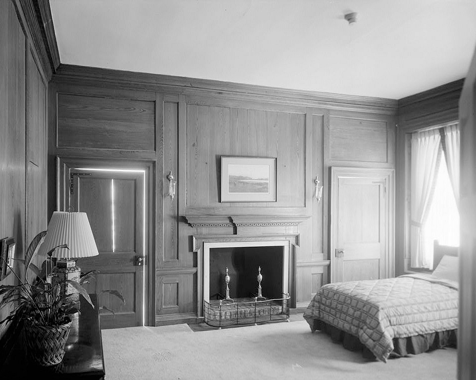 Fenwick Hall Plantation, Johns Island South Carolina Second floor, southeast room, looking east (1980)