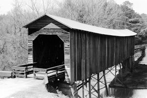 Bradley's Covered Bridge - Long Cane Covered Bridge, Troy South Carolina