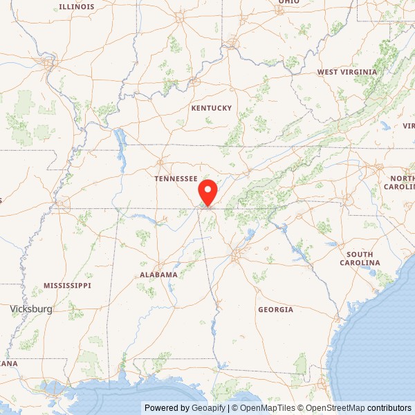 East Side Junior High School State Map