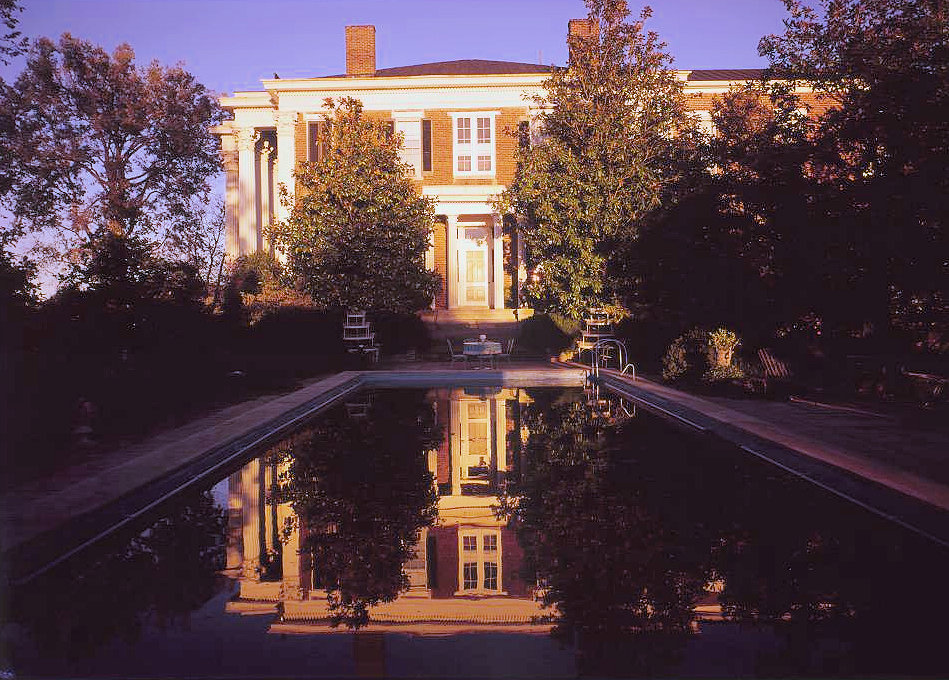 Rattle & Snap Mansion - Polk-Granbery House, Columbia Tennessee 1971 WEST ELEVATION